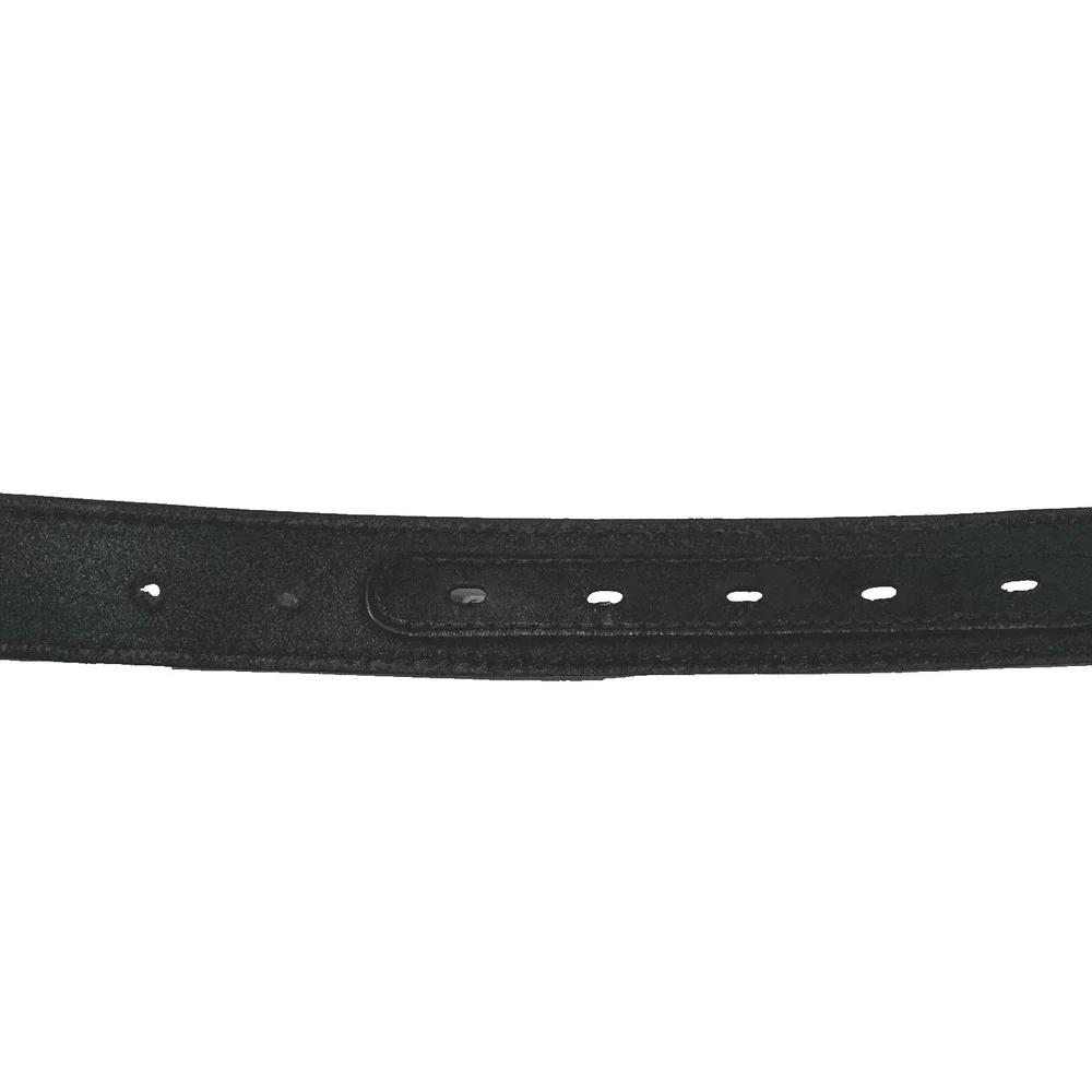 Nocona Western Cowboy Leather Belt Boy 28 Rodeo Bull Rider Buckle Black Tooled